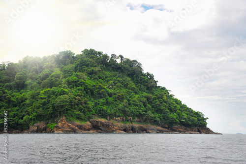 Wallpaper Mural Sunny tropical beach on the island Torontodigital.ca