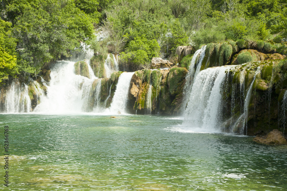 Fototapeta premium Wodospady Krka w Chorwacji