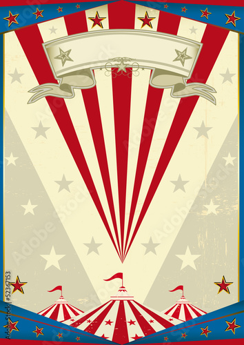 Circus dirty tricolor background