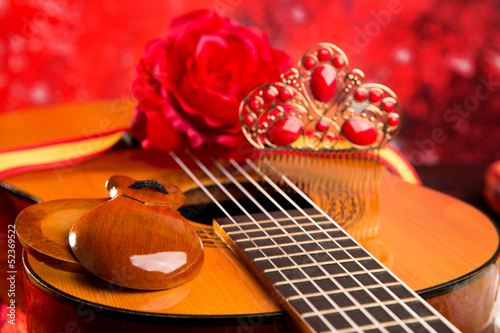 Cassic spanish guitar with flamenco elements