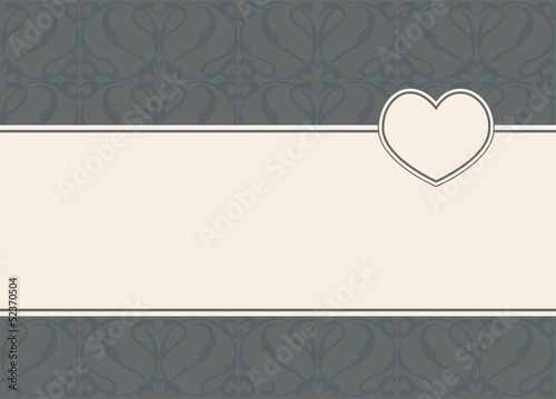 Wedding invitation card