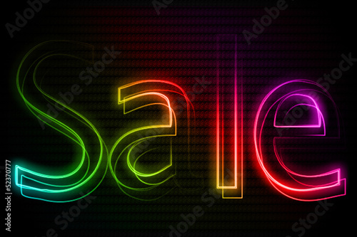 sale neon photo