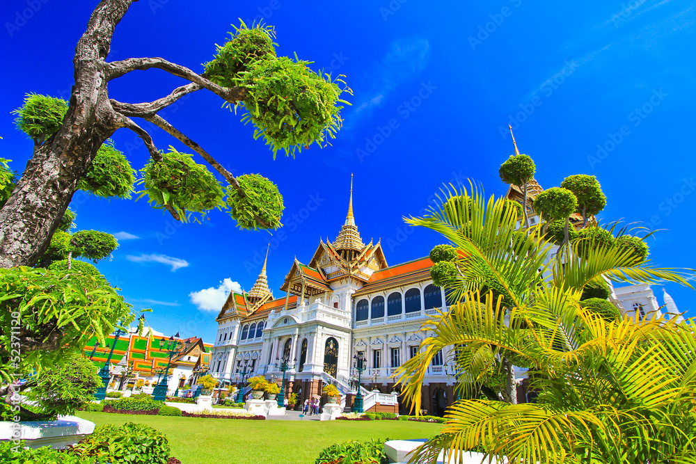 Obraz premium Wielki Pałac w Bangkoku w Tajlandii
