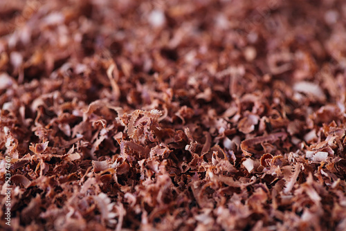 fine grated chocolate background