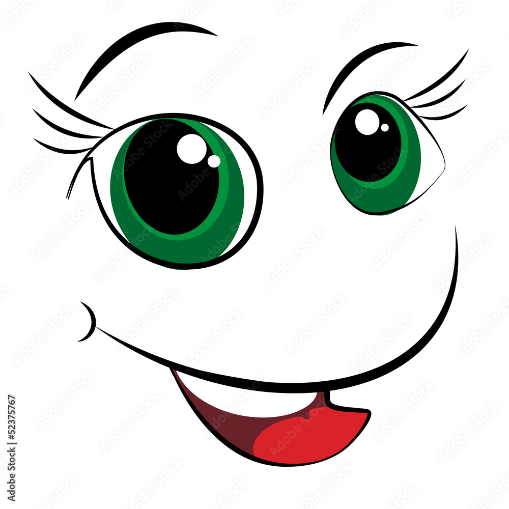 Cartoon expression monster