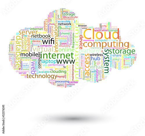 Cloud computing concept