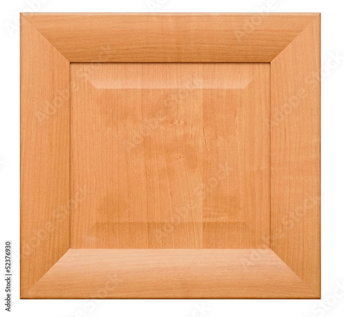photo of wood frame for a picture, isolated on white