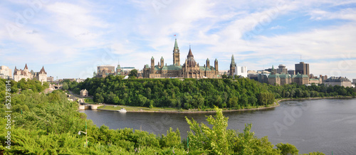 Принти на полотні Parliament Buildings and Library, Ottawa, Ontario