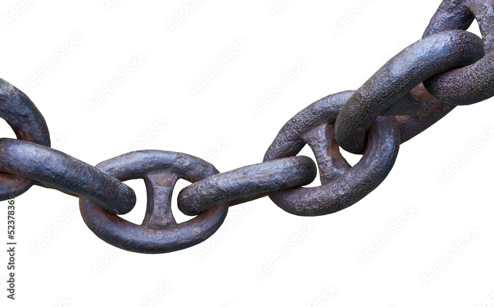 Fototapeta premium Old anchor chain