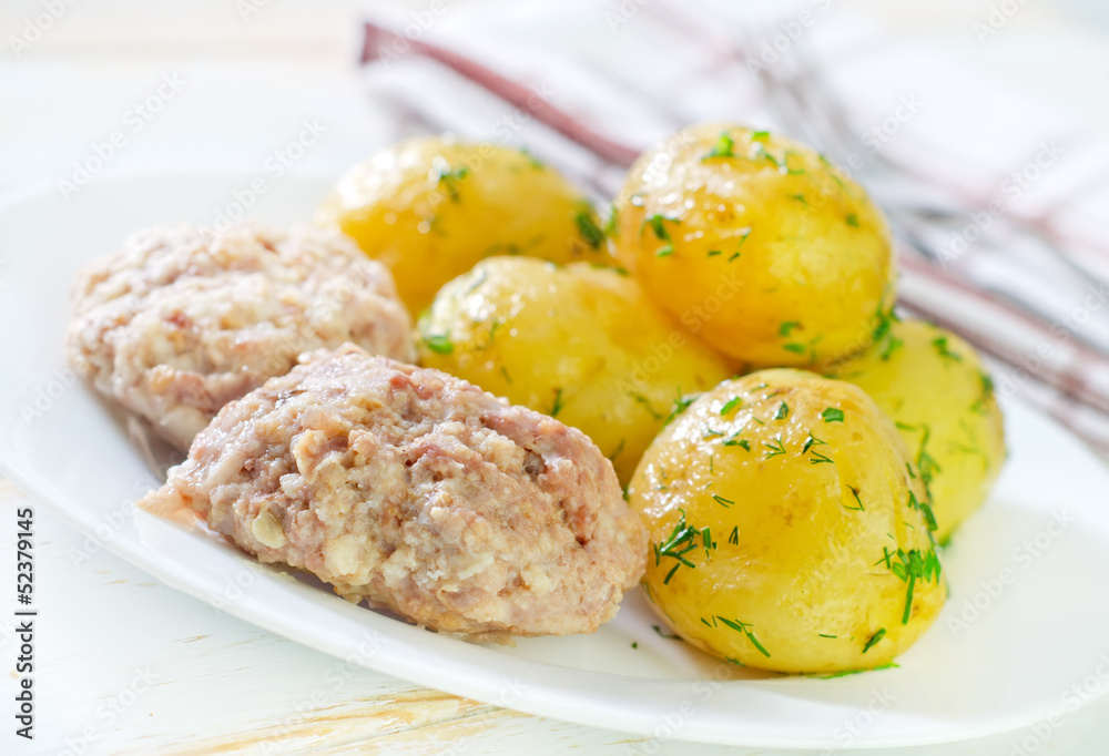 potato and cutlets potato and cutlets