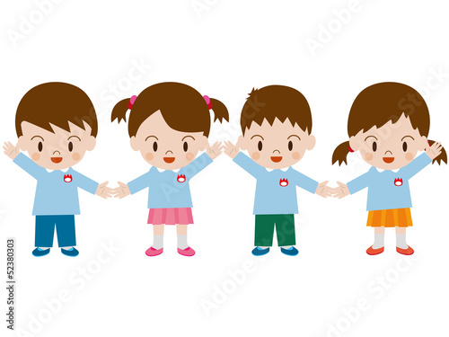 子供達（女の子と男の子）