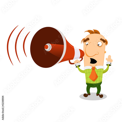 Man With Megaphone