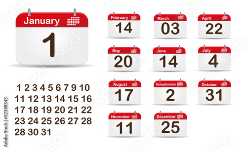 2013 Vector Calendar