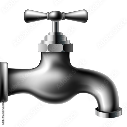 Metalic water tap