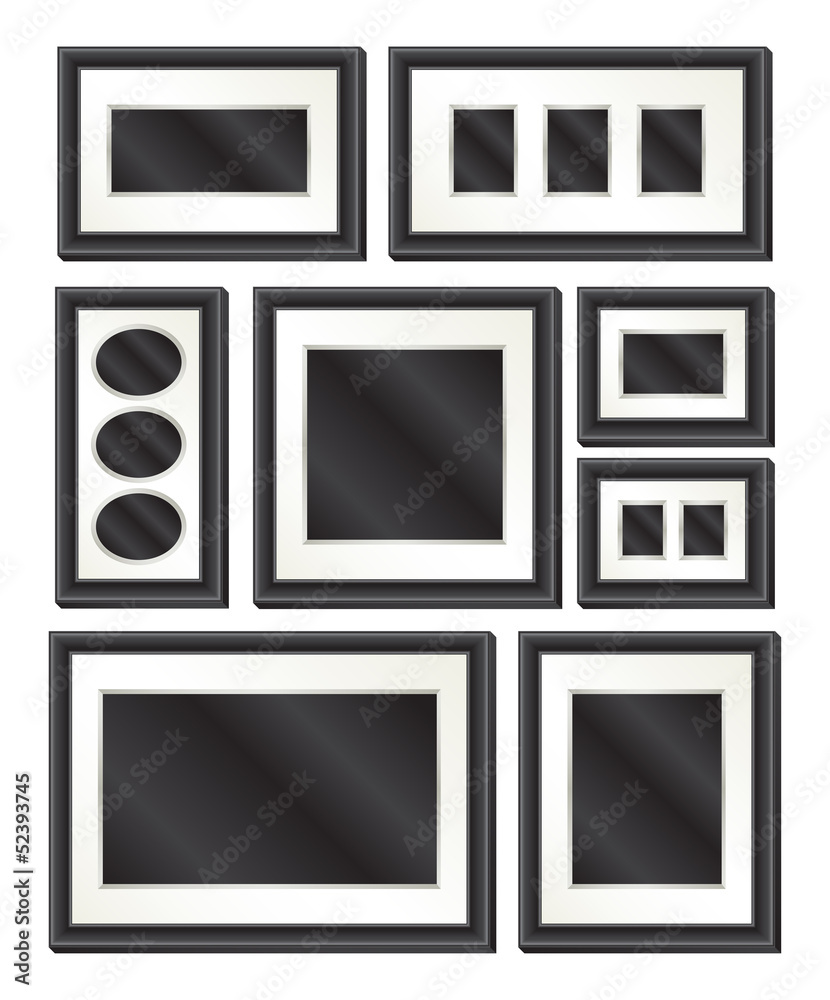 Black Photo Frame Collection Black Photo Frame Collection