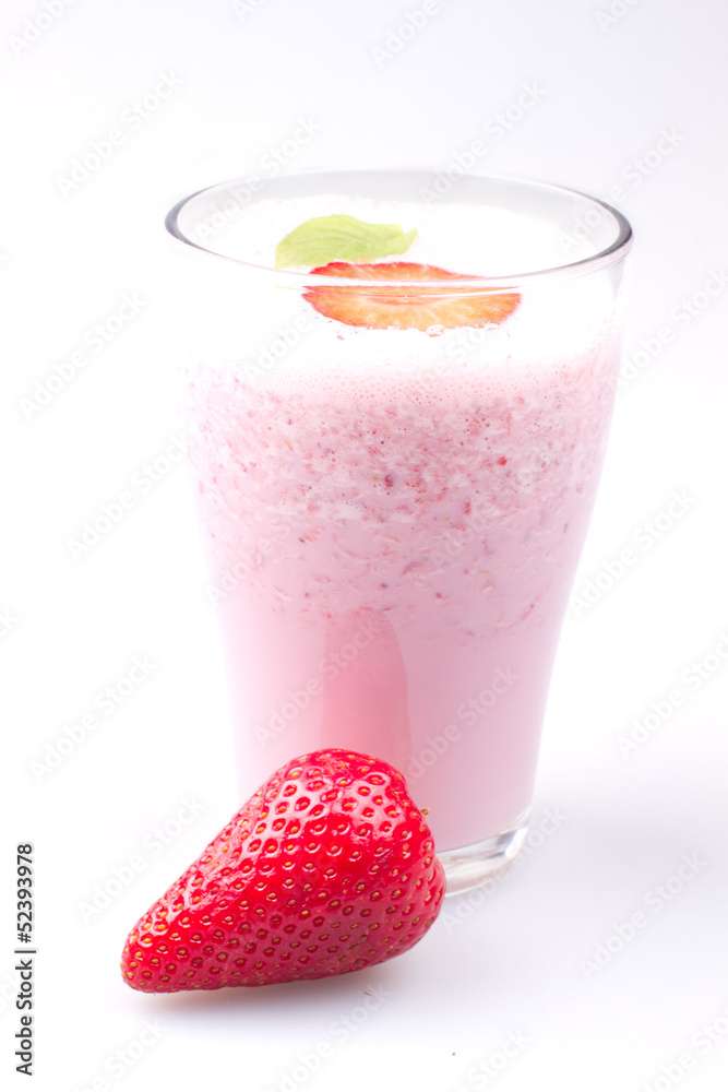 Milk shake with strawberry Milk shake with strawberry