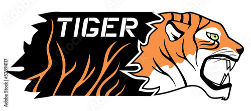 Sticker tiger