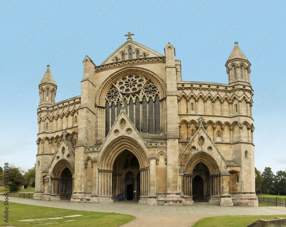 st albans cathedral hertfordshire england