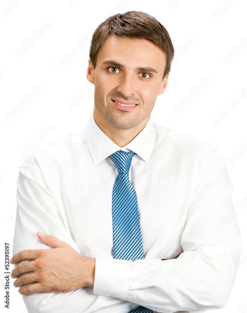 Businessman, isolated on white Businessman, isolated on white