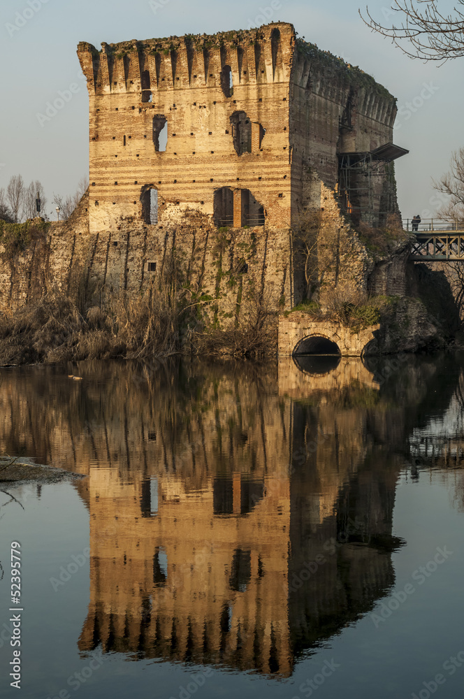Reflection of an Ancient Bridge