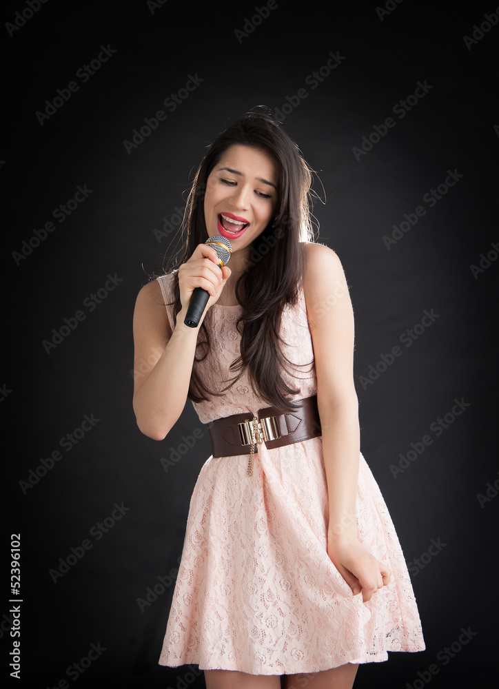 Fototapeta premium Fun karaoke