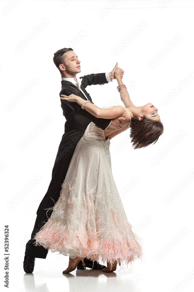 beautiful couple in the active ballroom dance beautiful couple in the active ballroom dance