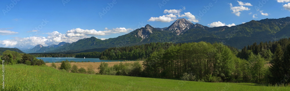 Panorama Faaker See / Mittagskogel in Kärnten