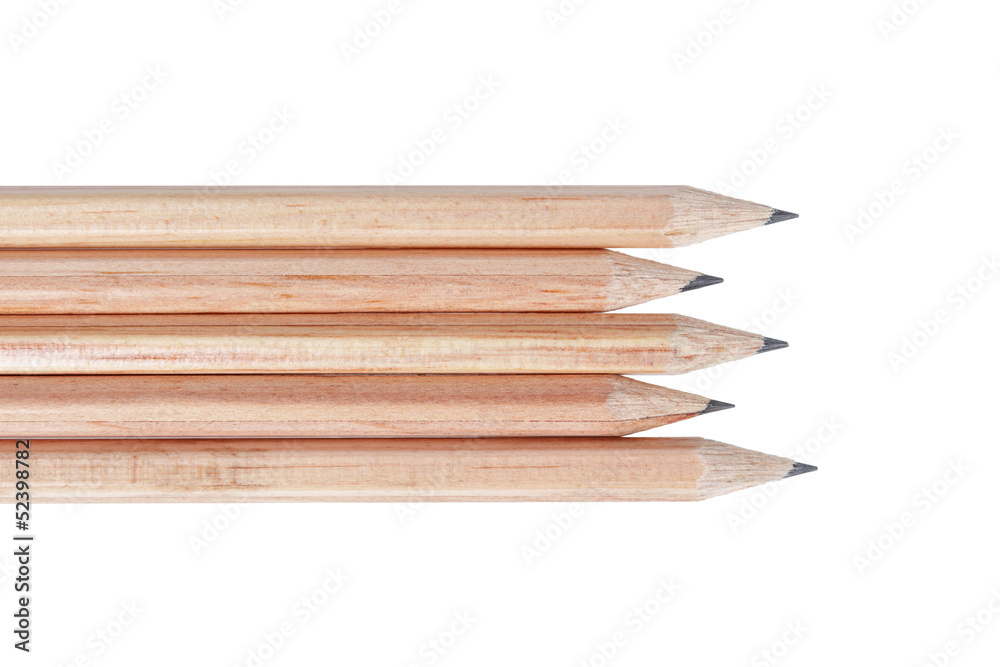 natural wooden pencils