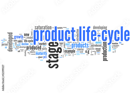 product life-cycle (english tag cloud)