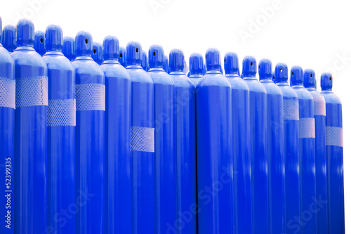 Obraz na płótnie blue gas tank w salonie