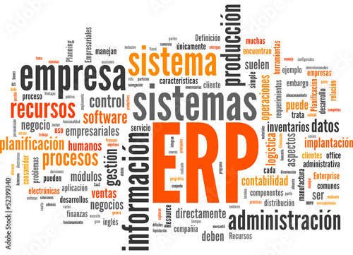 ERP (Enterprise Resource Planning; tag cloud español)