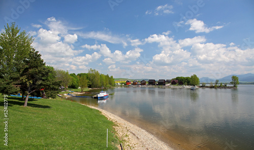 Liptovska Mara - water basin in region Liptov, Slovakia