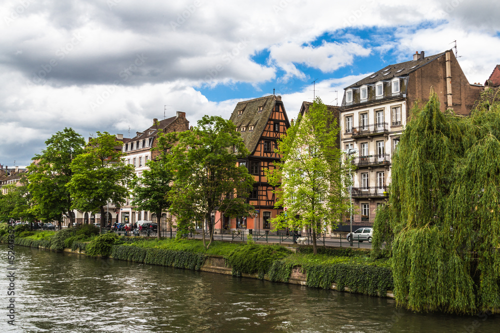 Fototapeta premium l'Ill in Strasbourg, France