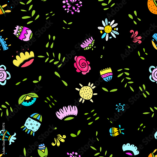 Abstract floral pattern for your design