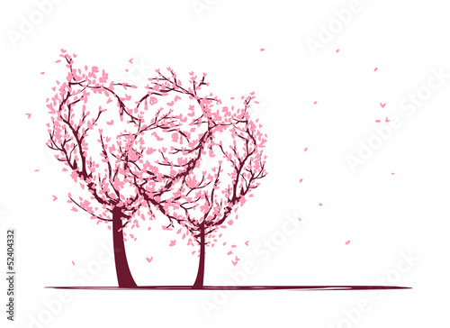 Trees of love for your design