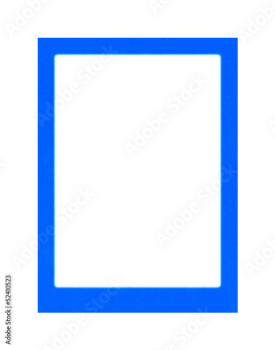  blue cardboard photo frame
