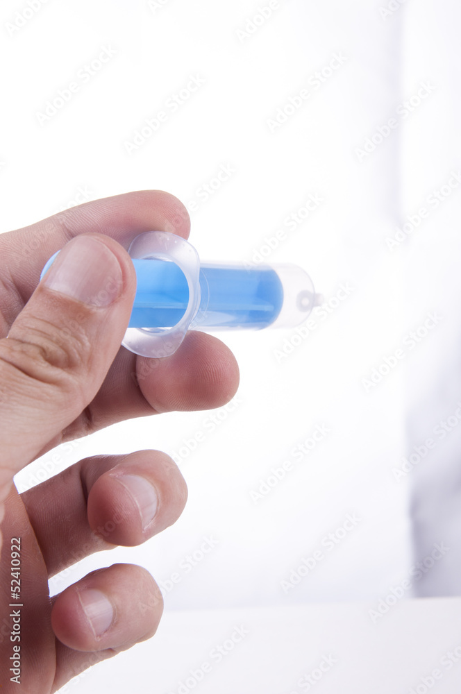 Syringe isoletd on white Syringe isoletd on white