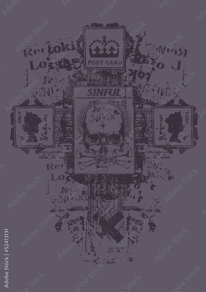 Sinful postcard Sinful postcard