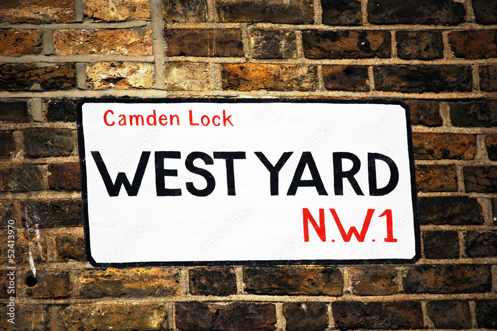 London Street Sign, Camden London Street Sign, Camden