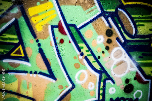 Colorful graffiti  abstract grunge grafiti background over textu