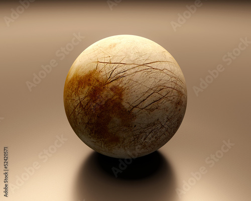 Jupitermoon Europa blank
