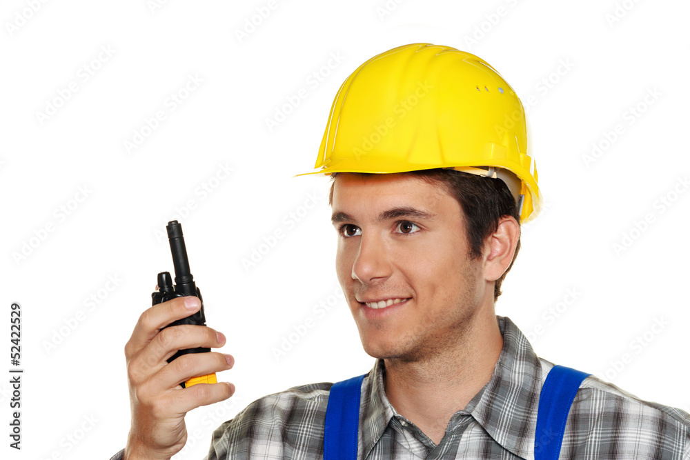 Junger Handwerker - Klemptner - Bauarbeiter