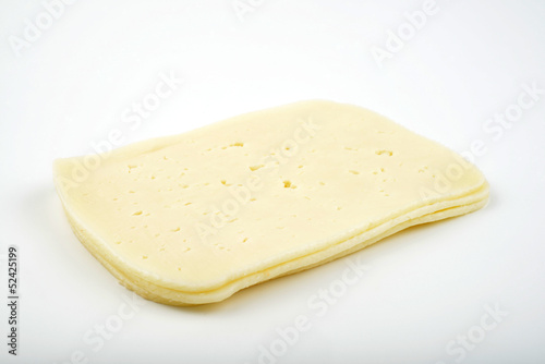 Lonchas de queso photo