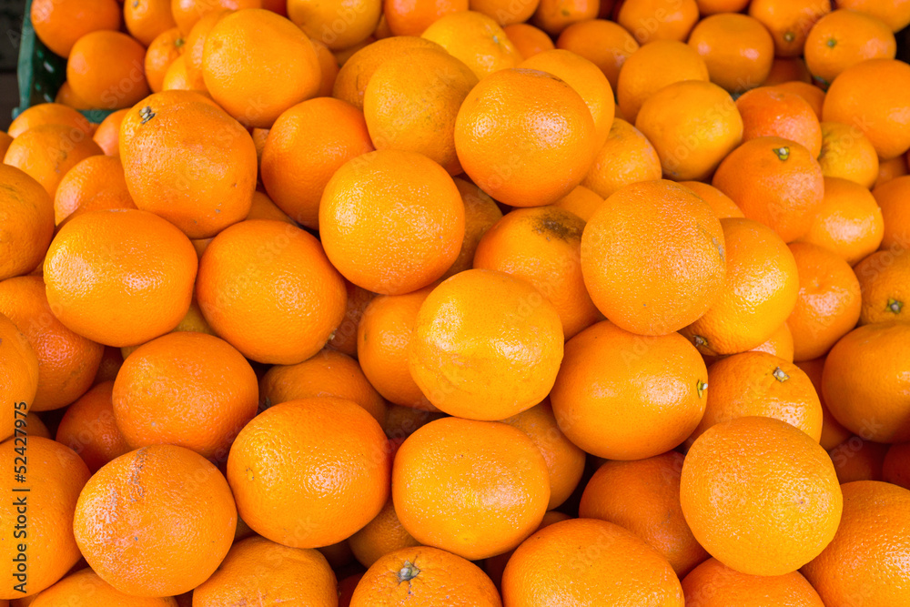 A pile of clementines A pile of clementines