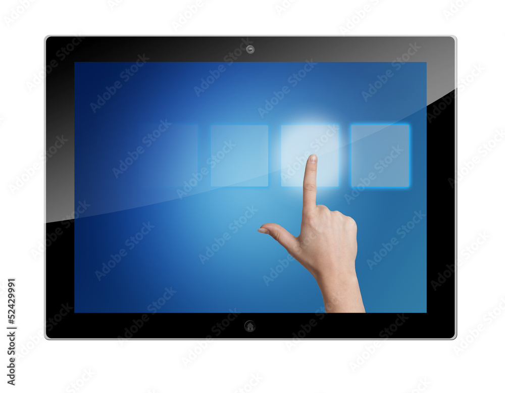 Tablet pressing button Tablet pressing button