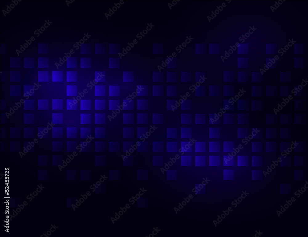 Vector blue cube background Vector blue cube background