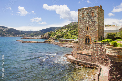 Castle in Mandelieu-la Napoule, French Riviera photo