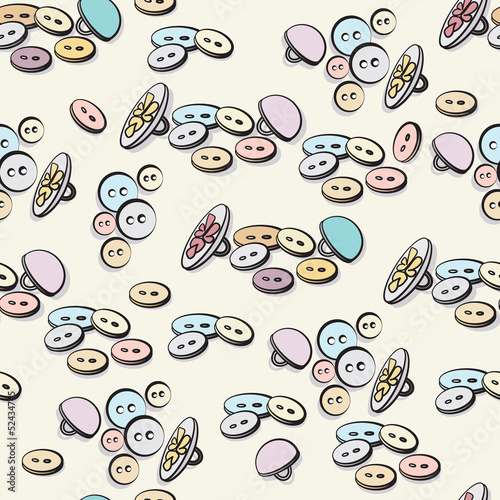Background pattern of buttons