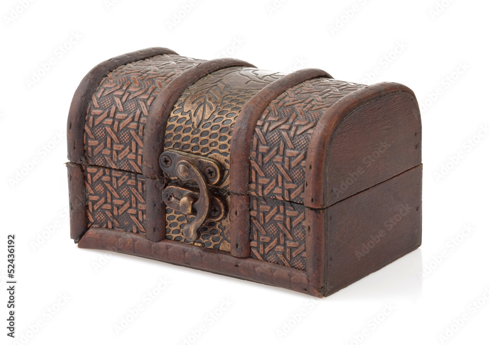 treasure chest on white treasure chest on white
