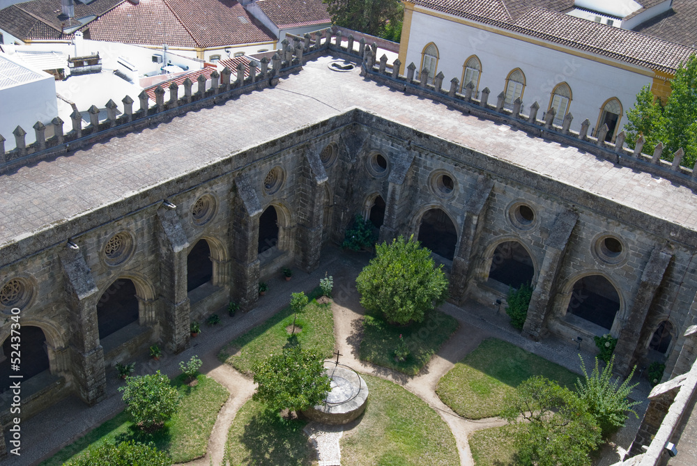 View of Cathedral of Sao Francisco , Evora, Portugal
